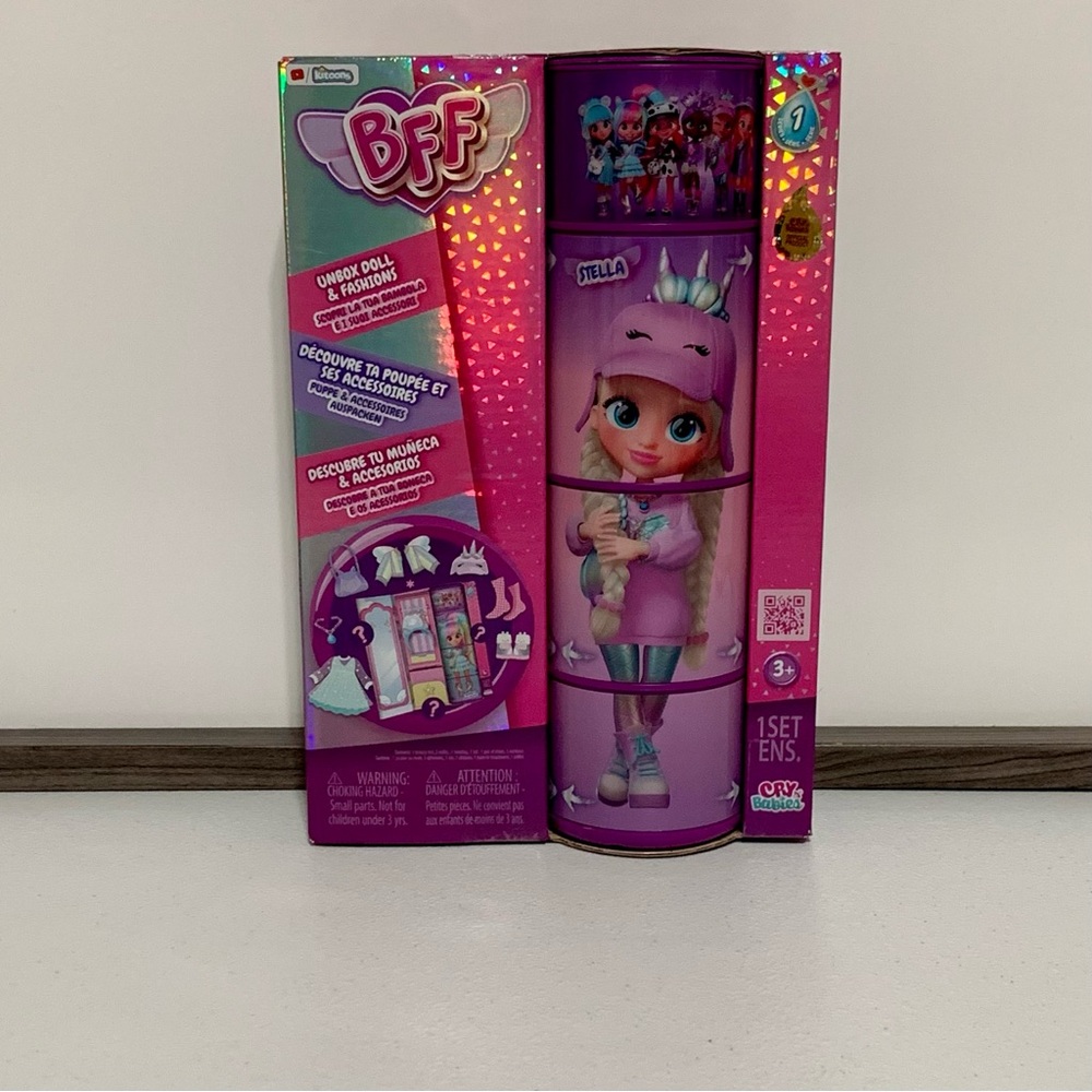 BFF by Cry Babies Stella Fashion Doll-New